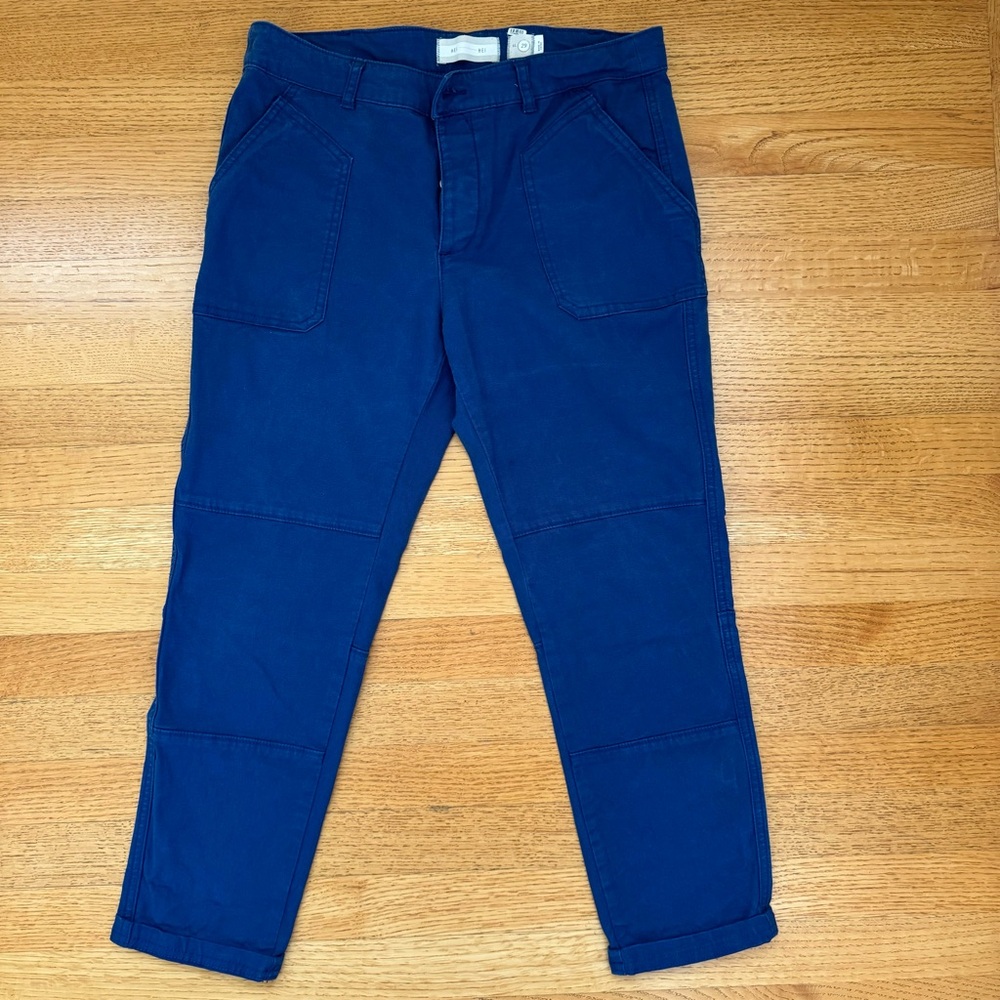 Hei Hei Anthropologie Blue Skinny Ankle Pants 29